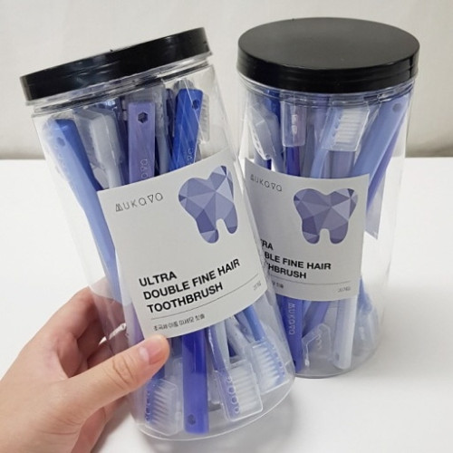 치과추천 무카바 이중미세모 칫솔 대용량