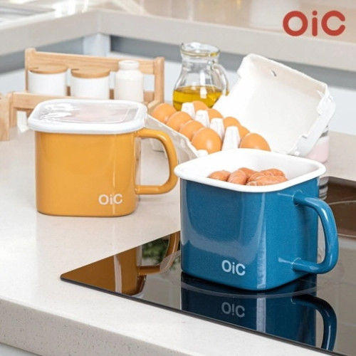 OIC 뚜아 법랑 캐니스터+튀김망