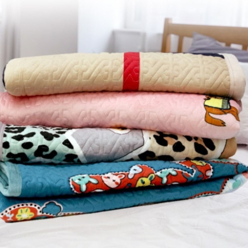 [특대형] 고급 극세사 스프레드 & 담요 듀얼 베딩