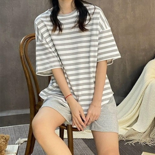 캐주얼 노밴딩 캡내장 홈웨어 세트