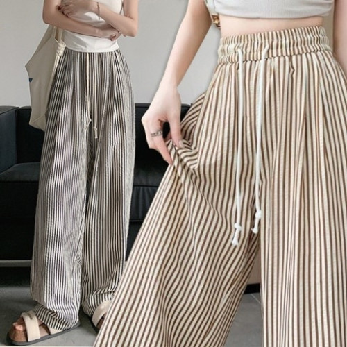 스트라이프 시어서커 쿨링 밴딩팬츠