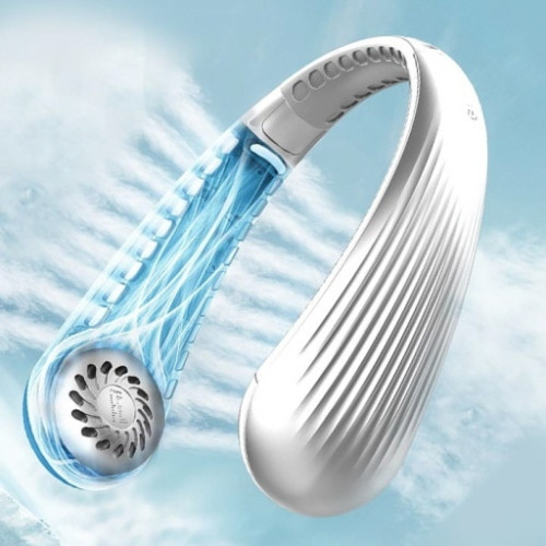 [목에 거는 에어컨] 듀얼 팬 아이스 쿨 넥선풍기